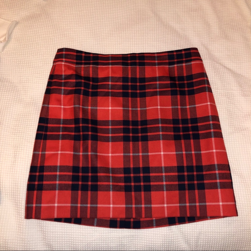 Plaid J.Crew Skirt